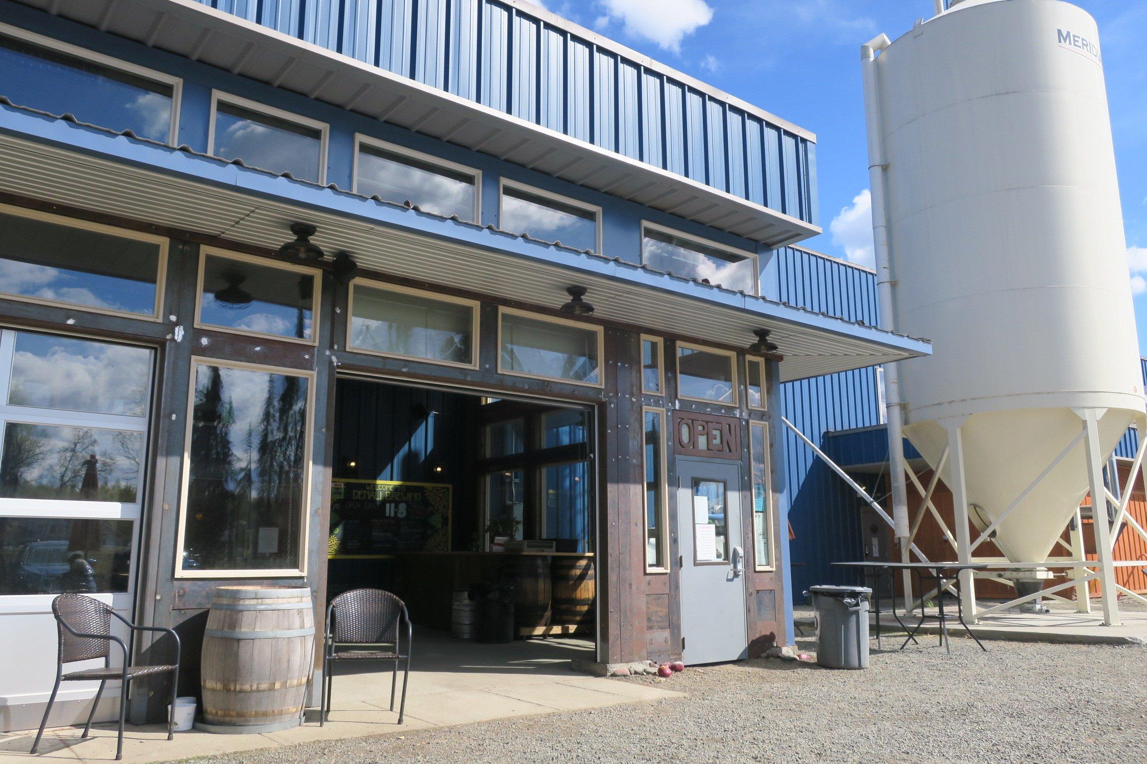 Exterior view of Denali Brewing Company.