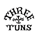 Logo with 'THREE TUNS' text in a decorative font.