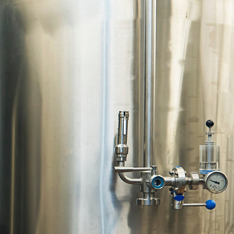 Image of a zoomed in brew tank.